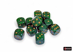 Speckled Golden Recon 16mm d6 Dice Block (12 dice) - CHX25735